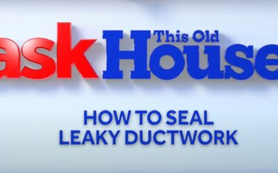 How to Seal Leaky Ductwork | Ask This Old House